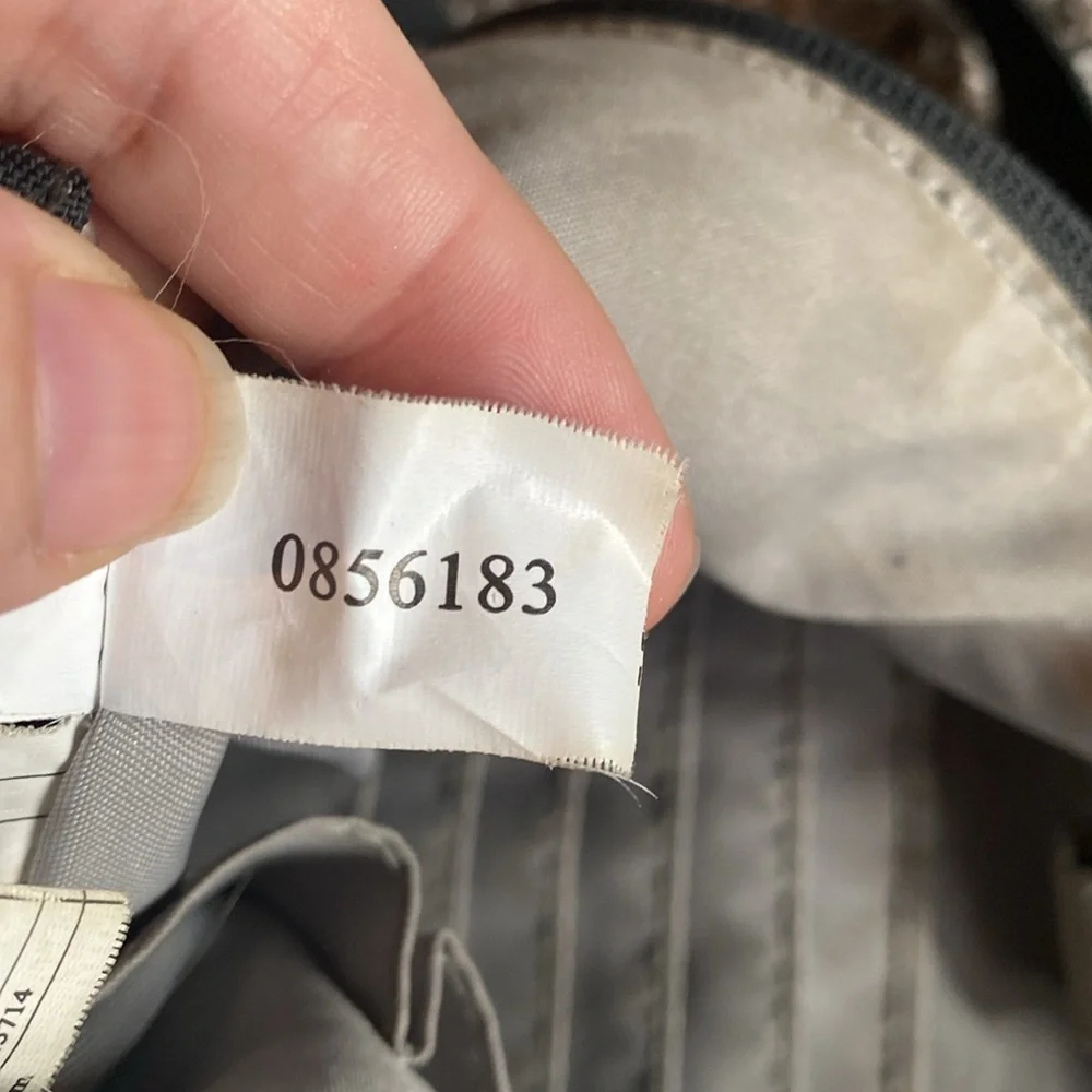 Baggallini Gray & Black Diamond Large Travel Shoulder Hobo Bag Purse